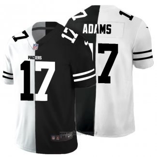 Maglia NFL Limited Green Bay Packers Adams White Black Split