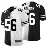 Maglia NFL Limited Indianapolis Colts Nelson Black White Split