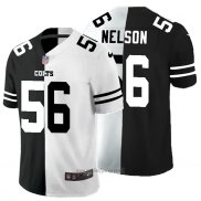 Maglia NFL Limited Indianapolis Colts Nelson Black White Split