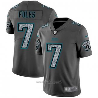 Maglia NFL Limited Jacksonville Jaguars Foles Static Fashion Grigio