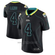 Maglia NFL Limited Jacksonville Jaguars Josh Lambo Nero Color Rush 2018 Lights Out