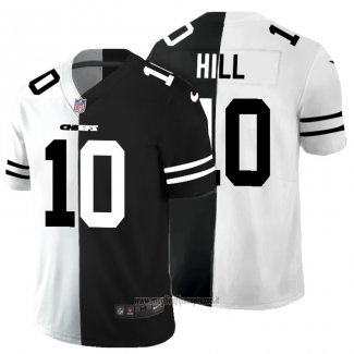 Maglia NFL Limited Kansas City Chiefs Hill White Black Split
