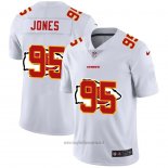 Maglia NFL Limited Kansas City Chiefs Jones Logo Dual Overlap Bianco