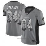 Maglia NFL Limited Las Vegas Raiders Jackson Rush Drift Fashion Grigio