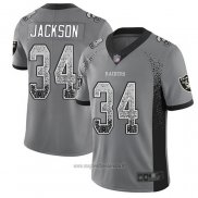 Maglia NFL Limited Las Vegas Raiders Jackson Rush Drift Fashion Grigio