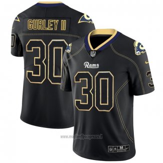 Maglia NFL Limited Los Angeles Rams Gurley Ll Lights Out Nero