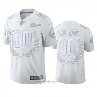 Maglia NFL Limited Los Angeles Rams Personalizzate MVP Bianco