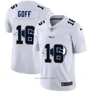 Maglia NFL Limited Los Angeles Rams Goff Logo Dual Overlap Bianco