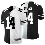 Maglia NFL Limited Minnesota Vikings Oiggs Black White Split