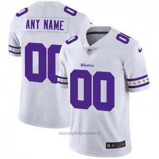Maglia NFL Limited Minnesota Vikings Personalizzate Team Logo Fashion Bianco