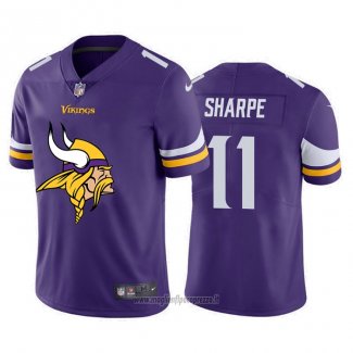 Maglia NFL Limited Minnesota Vikings Sharpe Big Logo Viola