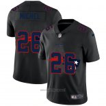 Maglia NFL Limited New England Patriots Michel Logo Dual Overlap Nero
