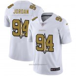 Maglia NFL Limited New Orleans Saints Jordan Logo Dual Overlap Bianco
