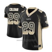 Maglia NFL Limited New Orleans Saints Kurt Coleman Saints Nero 2018 Rush Drift Fashion
