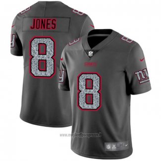 Maglia NFL Limited New York Giants Jones Static Fashion Grigio