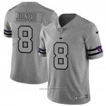 Maglia NFL Limited New York Giants Jones Team Logo Gridiron Grigio