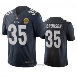 Maglia NFL Limited New York Giants T.j. Brunson Citta Edition Blu