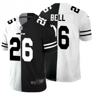 Maglia NFL Limited New York Jets Bell White Black Split