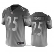 Maglia NFL Limited Pittsburgh Steelers Antoine Brooks Silver Citta Edition Grigio
