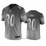 Maglia NFL Limited Pittsburgh Steelers James Conner Silver Citta Edition Grigio