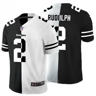 Maglia NFL Limited Pittsburgh Steelers Rudolph Black White Split