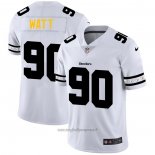 Maglia NFL Limited Pittsburgh Steelers Watt Team Logo Fashion Bianco