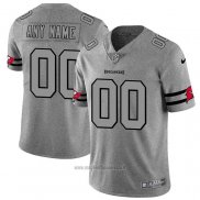 Maglia NFL Limited Tampa Bay Buccaneers Personalizzate Team Logo Gridiron Grigio