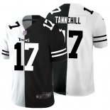 Maglia NFL Limited Tennessee Titans Tannehill White Black Split