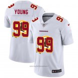 Maglia NFL Limited Washington Commanders Young Logo Dual Overlap Bianco