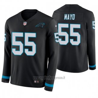 Maglia NFL Therma Manica Lunga Carolina Panthers David Mayo Nero