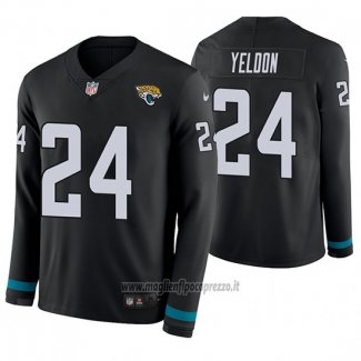 Maglia NFL Therma Manica Lunga Jacksonville Jaguars T.j. Yeldon Nero
