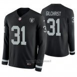 Maglia NFL Therma Manica Lunga Las Vegas Raiders Marcus Gilchrist Nero