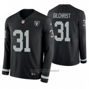 Maglia NFL Therma Manica Lunga Las Vegas Raiders Marcus Gilchrist Nero