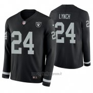 Maglia NFL Therma Manica Lunga Las Vegas Raiders Marshawn Lynch Nero