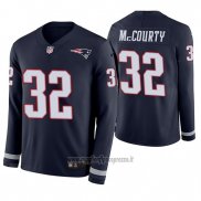 Maglia NFL Therma Manica Lunga New England Patriots Devin Mccourty Blu