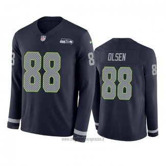 Maglia NFL Therma Manica Lunga Seattle Seahawks Greg Olsen Blu