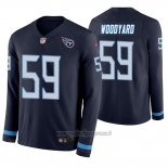 Maglia NFL Therma Manica Lunga Tennessee Titans Wesley Woodyard Blu