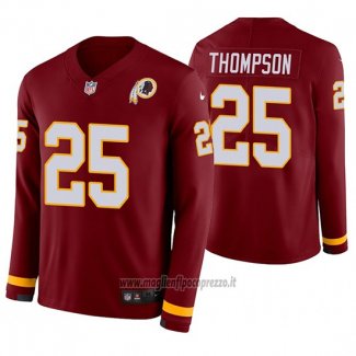 Maglia NFL Therma Manica Lunga Washington Commanders Chris Thompson Rosso