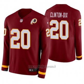 Maglia NFL Therma Manica Lunga Washington Commanders Ha Ha Clinton Dix Rosso