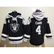 Felpa con Cappuccio Las Vegas Raiders Derek Carr Nero