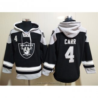Felpa con Cappuccio Las Vegas Raiders Derek Carr Nero