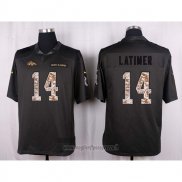 Maglia NFL Anthracite Denver Broncos Latimer 2016 Salute To Service