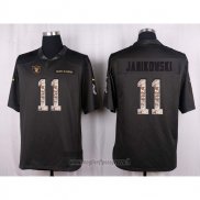 Maglia NFL Anthracite Las Vegas Raiders Janikowski 2016 Salute To Service