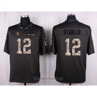 Maglia NFL Anthracite Las Vegas Raiders Stabler 2016 Salute To Service