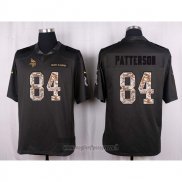 Maglia NFL Anthracite Minnesota Vikings Patterson 2016 Salute To Service