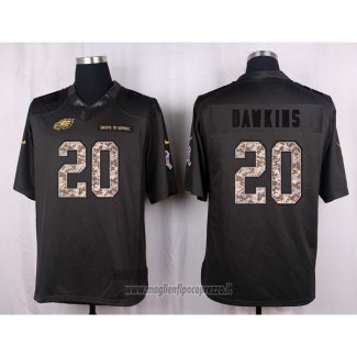 Maglia NFL Anthracite Philadelphia Eagles Dawkins 2016 Salute To Service