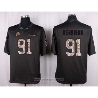 Maglia NFL Anthracite Washington Commanders Kerrigan 2016 Salute To Service