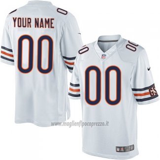Maglia NFL Chicago Bears Personalizzate Bianco