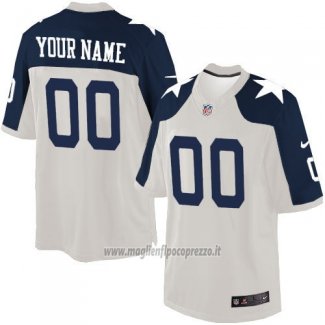 Maglia NFL Dallas Cowboys Personalizzate Bianco Blu
