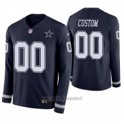 Maglia NFL Dallas Cowboys Personalizzate Blu Therma Manica Lunga